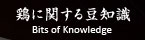 鶏楽に関する豆知識